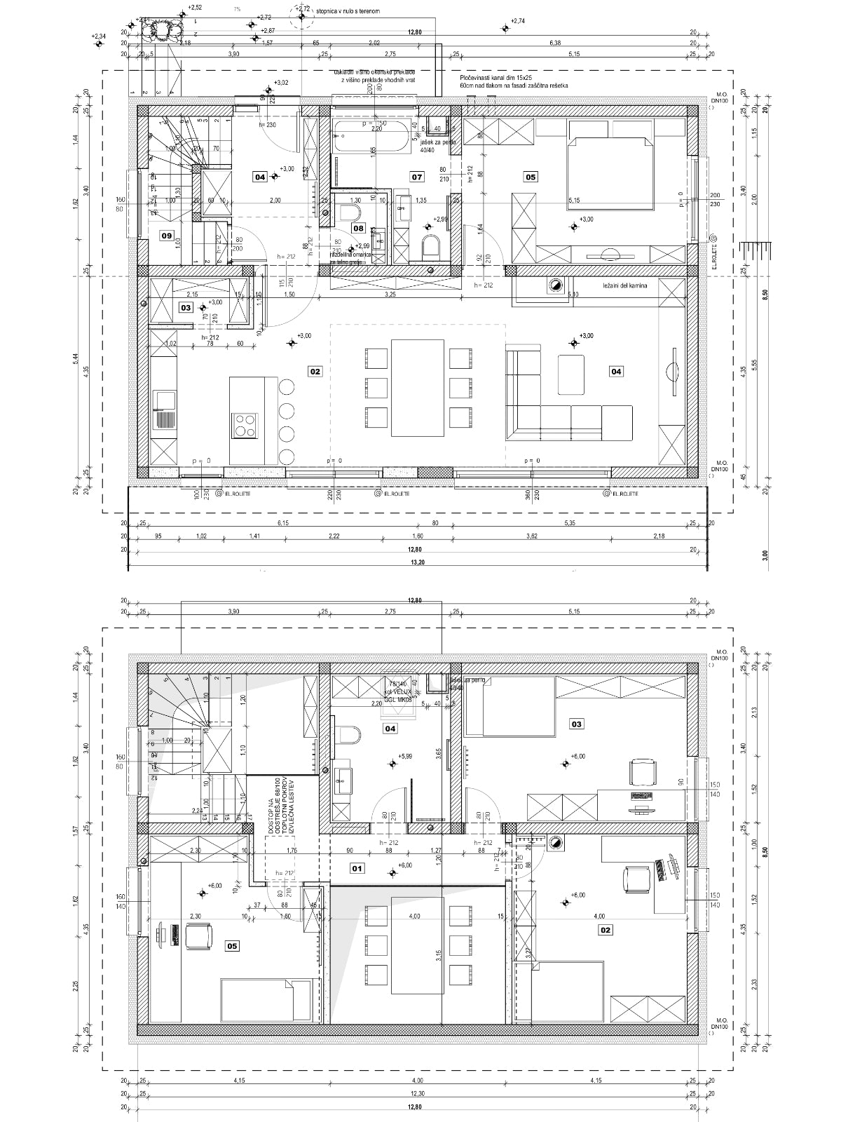 Architekturdesign für Dachgeschosswohnungen über 80 m²